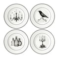 thumbnail image 1 of Juego de vajilla Lenox Vintage para Halloween, plato de postre de 4 piezas, 1 of 9