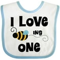 thumbnail image 3 of Inktastic 1st Birthday Bee Boys or Girls Baby Bib, 3 of 4