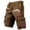 Brown, variant on Conairie Men's Cargo Shorts Casual Stretch Relaxed Fit Twill Work Out Shorts Lightweight Washed Military Shorts No Belt Beige L