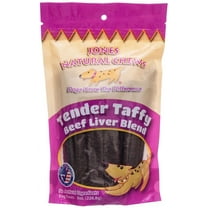 Jones Natural 1Piece Chews 8 Oz Liver Taffy Treat