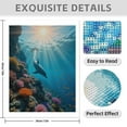 thumbnail image 3 of Diamond Art Kit for Adults, Underwater Tranquil Scene Coral Diamond Painting for Adults Beginners, DIY Diamond Art Painting Kits, 5D Diamond Painting Crafts for Home Decor 12x16 Frameless, 3 of 7