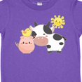 thumbnail image 4 of Inktastic Fun Farm Animals Cow, Pig, Chick Boys or Girls Toddler T-Shirt, 4 of 5