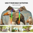 thumbnail image 4 of Sigee Hiking Duck for Women's Pullover Hoodie Sweatshirts Adult Casual Long Sleeve Sweatshirts ,Sizes S-2XL-Medium, 4 of 7