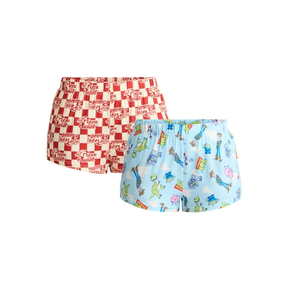 Toy Story Women’s Jersey Knit Sleep Shorts, 2-Pack, Sizes XS-3X