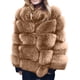 thumbnail image 2 of Chaquetas y abrigos casuales de manga larga sin capucha para mujer, de talla grande, de invierno, cálidos, holgados, con cuello alto, para mujer, 2 of 6