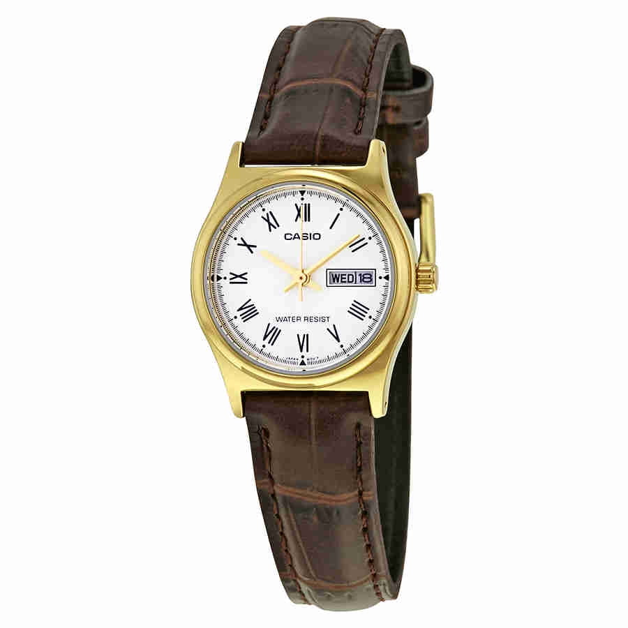 casio ladies leather watches