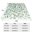 thumbnail image 2 of Flannel Throw Blanket,Anti-Pilling Blanket Super Soft Warm Comfortable for Bedroom Living Room Couch Bed Decor (Leaves, 60x80in), 2 of 4