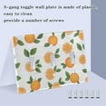thumbnail image 3 of Yayeee Toggle Light Switch Wall Plate 2-Gang 4.56"x4.48" Decorative Outlet Cover, Orange, 3 of 7