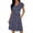 A_ Blue, variant on PWPSG Womens Midi Dress Relaxed Fit Summer 2026 V Neck Flutter Sleeve Horizontal Stripe Plus Size Design with Practical Side Storage Pockets Blue S