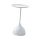 thumbnail image 3 of Mesa auxiliar pequeña, escritorio de esquina, mueble nórdico liso, mesa de centro decorativa, mesita de noche para balcón, interior y exterior, patio Altura 60cm, 3 of 8