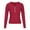 Red, variant on Odeerbi Sweaters for Women Fall Sweaters 2025 Fashion Autumn And Winter Casual Zipper Round Neck Long Sleeve Solid Color Sweater Tops Blouse Blue