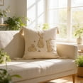 thumbnail image 6 of Yanxiao 2026 Easter Bunny Pillow Covers, Spring Holiday Embroidered Rabbit Cushion Cover, Soft Hidden Zipper Pillowcase for Living Room Bed & Farmhouse Seasonal Home Decor G, 6 of 11