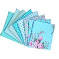 thumbnail image 1 of Worallymy Fabric Patchwork Cotton Twill Printed DIY Handwork Skin-friendly Breathable Varied Color Print Fabric for Quilting Patchwork Type8, 1 of 6