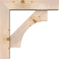 thumbnail image 3 of Ekena Millwork 7 1/2"W x 34"D x 34"H Westlake Block Smooth Bracket w/ Offset Brace, Douglas Fir, 3 of 25