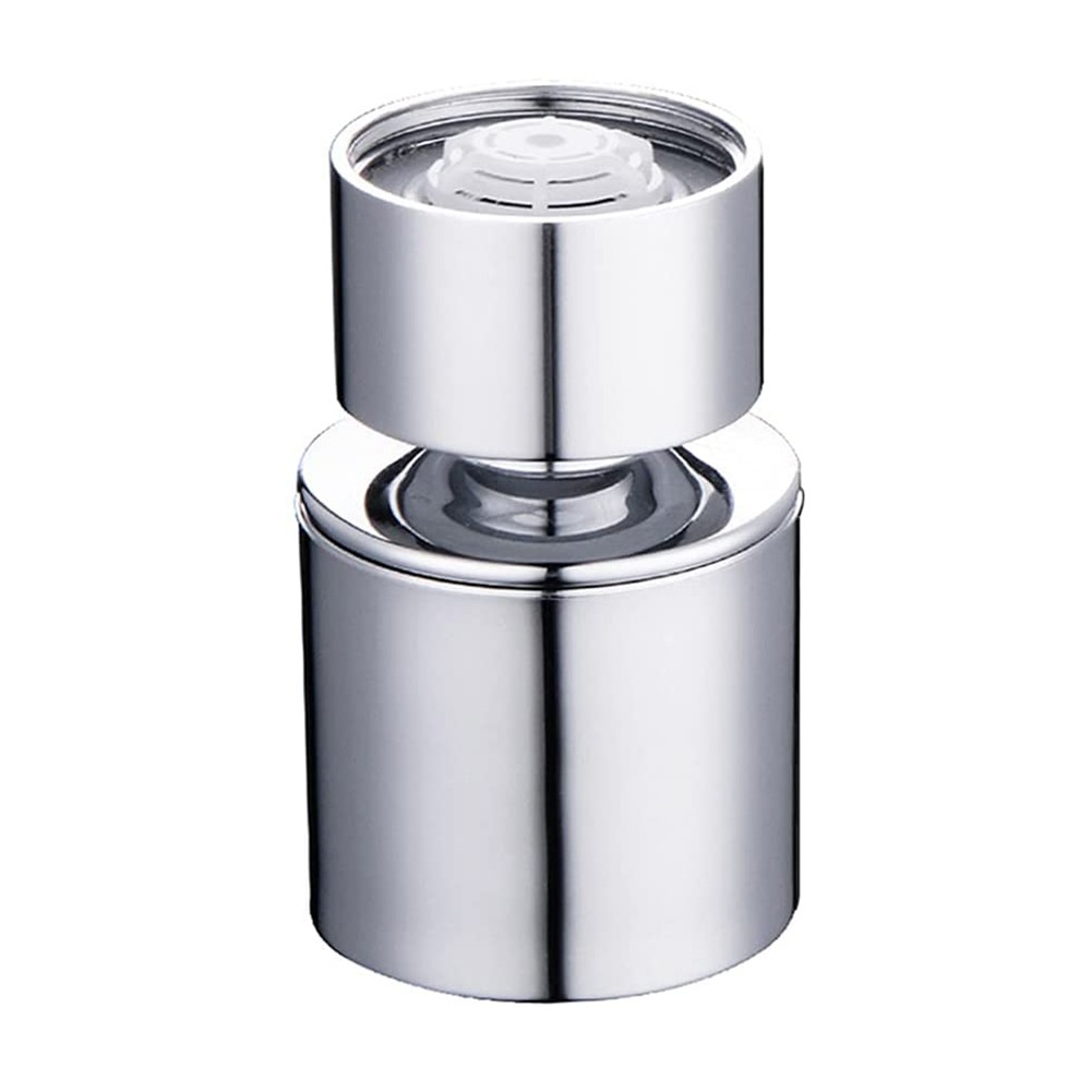 Gerich 1 Pcs Silver Water Faucet Aerator, Kitchen Tap Head 360° Rotate