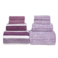 thumbnail image 3 of Tuvgenk Quick Dry Bath Towel Set Absorbent Large Set Of 8 Bath Towels Set Fade Resistant Soft Plush Purple Thick 55x28 inch for Home Bathroom, 3 of 5