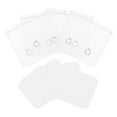 thumbnail image 1 of AURARMLET 4Pcs Transparent Plastic Shower Curtain Clips Easy Install No Drilling Splash Blockers, 1 of 7