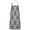 Gray Geometric Quatrefoil, variant on Boho Red Multicolored Ethnic Pattern Apron-Garden Aprons for Women with Pockets-Cotton Linen Waterproof Kitchen Cooking Gardening Aprons Adjustable for Kitchen,Cooking,BBQ and Salon 33x27 Inch