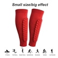 thumbnail image 2 of Ettsollp Football Shin Guards 1 Pair Soccer Sports Shin Guards High Impact Resistant Anti-collision Calf Protection Football Protective Gear for Adults Men, 2 of 8