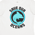 thumbnail image 4 of Inktastic Save Our Oceans with Dolphin Boys or Girls Toddler T-Shirt, 4 of 5