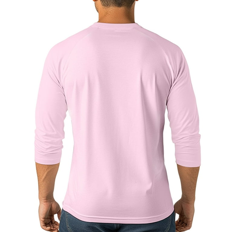 Inglocry Men's Henley Shirts Long Sleeve Basic Pullover Shirt
