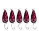 thumbnail image 2 of Juego de 5 uds de señuelos de pesca, cuchara de cobre, lentejuelas, señuelos de Metal, cebos duros, Color 3 kusrkot Señuelos de cuchara de pesca, 2 of 7