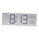 thumbnail image 4 of Reloj de pared digital de escritorio con lecturas de humedad y temperatura para uso en interiores. Blanco, 4 of 9