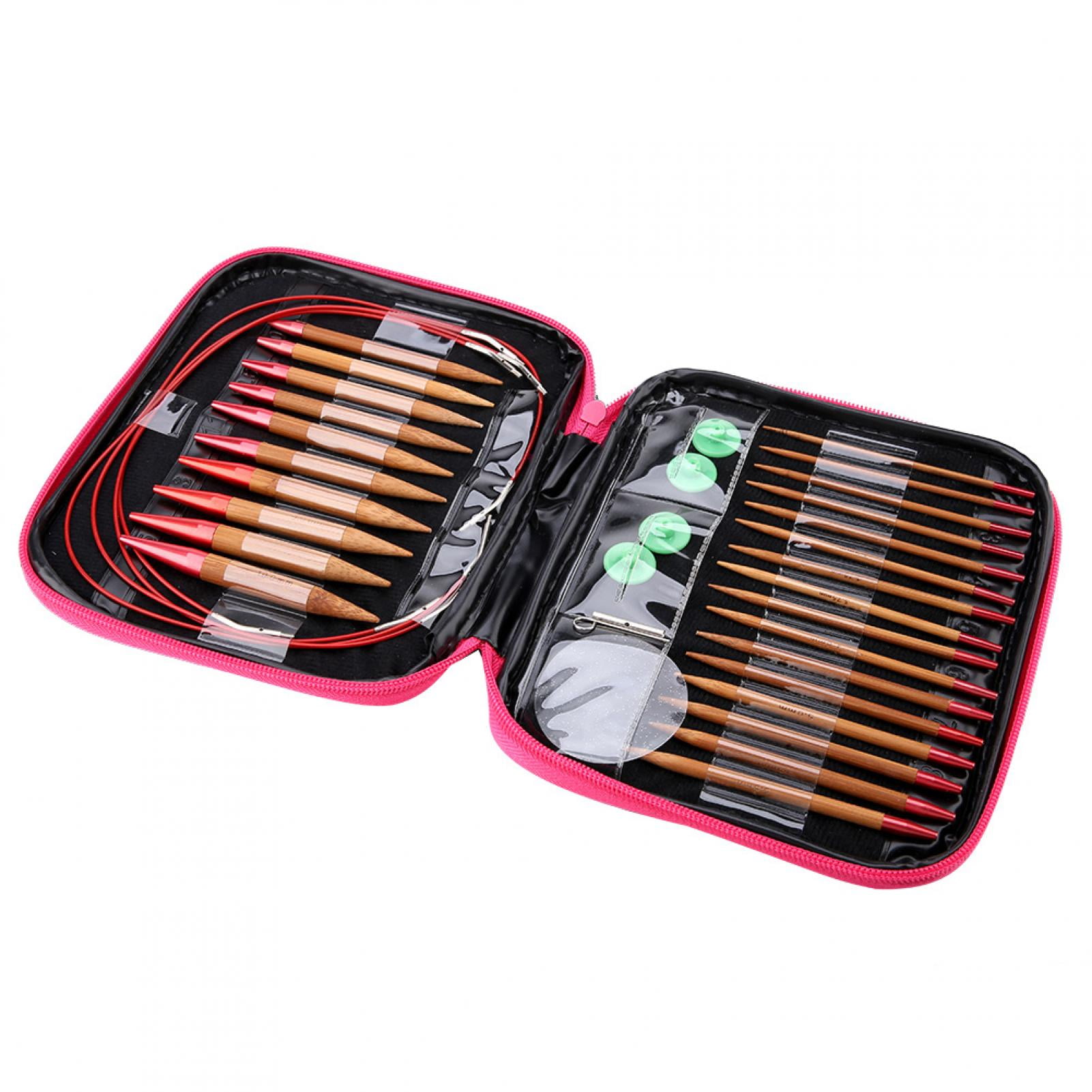 Knitting Interchangeable Knitting Needle Set 2.75mm-10mm 13 Sizes Aluminum Circular Knitting
