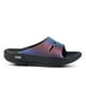 thumbnail image 2 of Recovery Slide OOFOS OoAhh Luxe Midnight Spectre para mujer, talla 9, 2 of 7