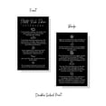 thumbnail image 3 of PRF Platelet Rich Fibrin Aftercare Instructions Card  50 Pack  2x3.5 inches Business Card  PRF Supplies  Black Card Design, 3 of 6