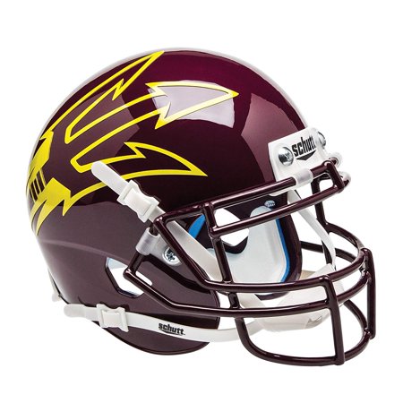 Authentic Ncaa Football Helmets (NCAA Arizona State Sun Devils Mini Authentic XP Football Helmet, Genuine on field helmet scaled down to 1/4 size By)