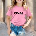 thumbnail image 2 of T Shirts for Boys Letter Printed Crewneck Short Sleeve Casual Summer Shirts Birthday Tshirt for Girls 5-6 Years, 2 of 4