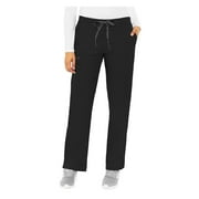 MED COUTURE Women Signature Drawstring Pant, Color: Black, Size: M (8705-BLAC-M)