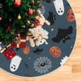 thumbnail image 5 of GZHJMY Halloween Christmas Tree Skirt Halloween Tree Skirt for Holiday Party Home Christmas Day Ornaments 36", 5 of 6