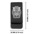 thumbnail image 2 of Stainless Steel Geometric Polygon Hippo Animal Classic Slim Money Clip Credit Card Holder, 2 of 2