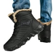 thumbnail image 3 of NOKIO Men'S Thermal Insulated Snow Boots Men'S Cozy High-Top Fleece-Lined Snow Boots Men'S Winter High-Top Frost-Resistant Boots Warm And Snow Boots Fashion In Cold Men'S Lined Winter Boots, 3 of 5