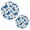 Blue Butterfly Pattern, variant on Cotton Thread Weave Hot Pot Holders Multi-use Hot Mats Non-Slip Coasters Heat Resistant Potholders for Cooking Baking Dark Teal Turtle Pattern