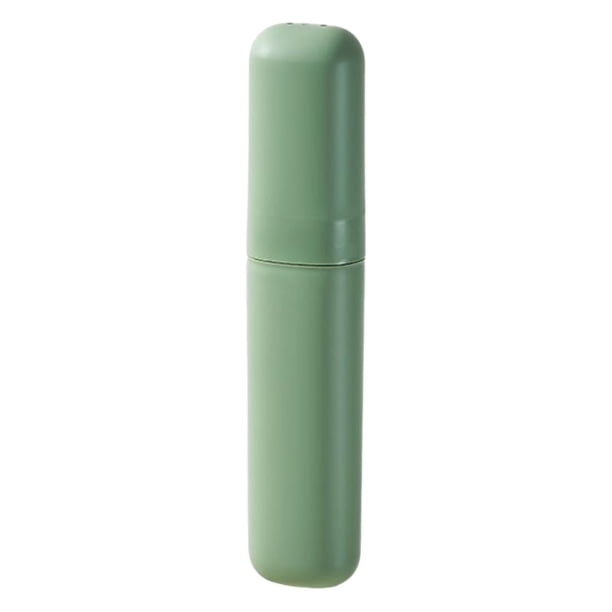 Estuche de viaje para cepillos de dientes, práctico barril para cepillos de dientes, vaso y puente dental, set de viaje para llevar, caja de almacenamiento