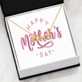 thumbnail image 1 of Cadeau Fête des Mères Collier Love Scripted Carte Message en Acier Inoxydable Cadeau, 1 of 7