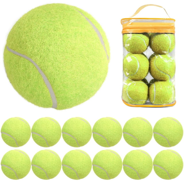 12 Paquets de Balles de Tennis d'Entraînement et d'Appariement de Pression