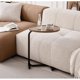 thumbnail image 4 of Mesa lateral en forma de C marrón, Mesa de sofá pequeño en la Sala de estar, 4 of 5