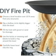 thumbnail image 5 of Sunnydaze Outdoor Fire Pit Bowl Replacement Insert for DIY Ring or Existing Stand - Wood-Burning Fire Bowl for Outside - 23-Inch, 5 of 9