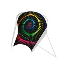 X Kites Ready to Fly SuperSled Spiral Nylon Frameless Kite with Handle and Line Included
