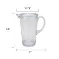 thumbnail image 4 of Mainstays 9.5-Inch Acrylic Serving Pitcher, 4 of 5