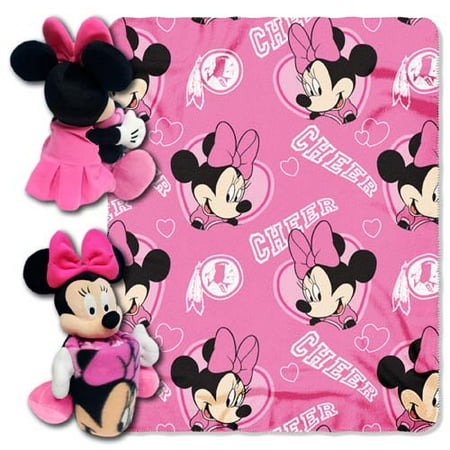 Washington Redskins Minnie Mouse Pillow / Throw Combo
