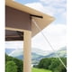 thumbnail image 5 of 13x13 ft pop - up hexagonal gazebo canopy shelter con 6 zippered mesh netting y strong steel frame para events, 5 of 10