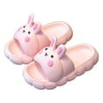 thumbnail image 3 of adviicd Girls Slippers Kids Cloud Slides Girls Boys Slip On Slide Sandals Comfort Non-Slip Thick Sole Slippers Summer Shower Shoes Pool Beach Water Shoes (Pink,9), 3 of 7