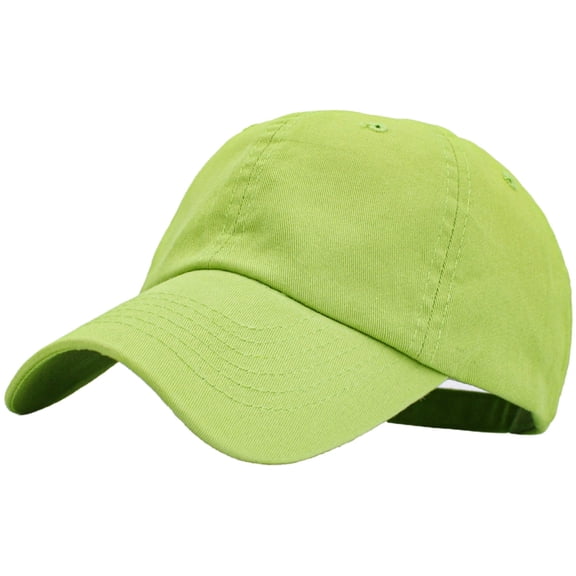 Classic Unisex Cotton Adjustable Low Crown Baseball Cap – Plain Dad Hat