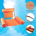 thumbnail image 4 of Hamaca Flotante, Hamacas De Agua, Hamaca Piscina Cama Flotante Sofá A Hamaca Flotante De Agua Multiusos Flotador Plegable Portátil Ultraligero Adultos Niños, 4 of 5