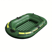 Portable Inflatable Boat Canoe Inflatable Fishing Kayak Rafting & Fishing Boats Raft With Oars Pump For Adult Outdoor fishing, river and lake exploration, sunbathing, folding kayak for drifting, with